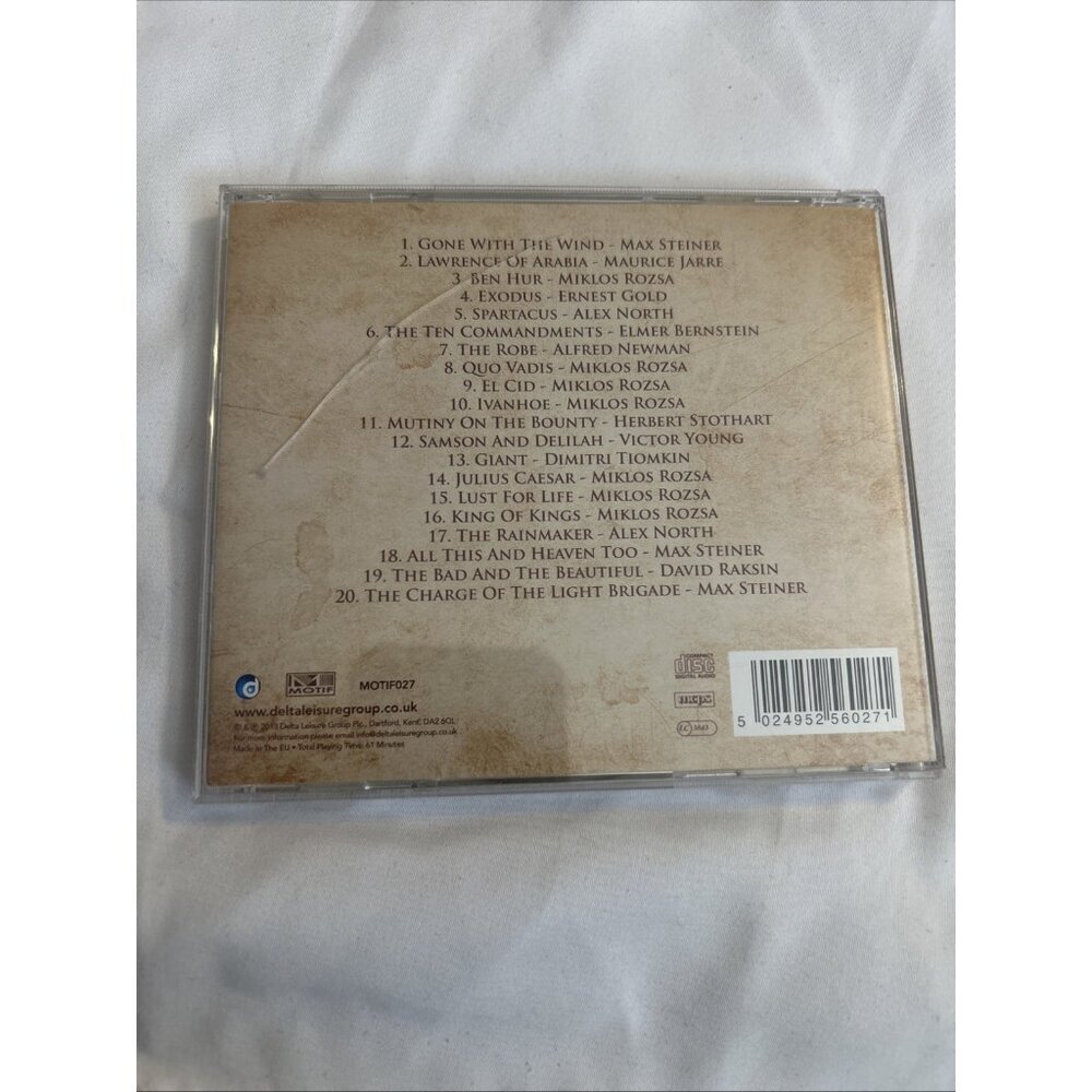GREATEST ORIGINAL EPIC MOVIE THEMES Self-Titled (2013) Film Theme Music CD Mint - Picture 9 of 9